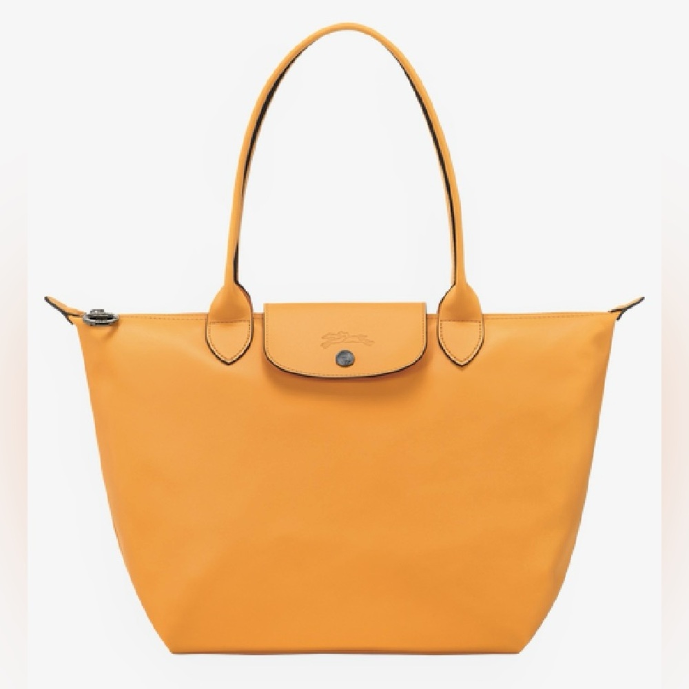 Longchamp - LE PLIAGE XTRA M TOTE BAG - Apricot - Leather - Excellent Condition